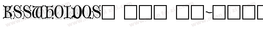 KSSWHOIDQS0 118 40字体转换